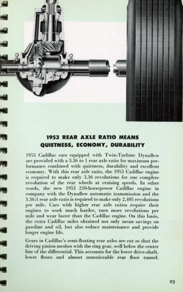 1953 Cadillac Salesmans Data Book Page 53